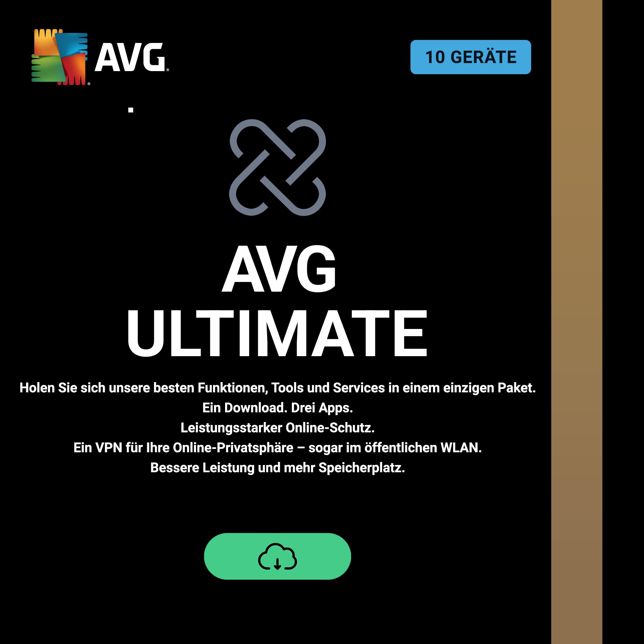 AVG Ultimate 2026 | 10 Geräte | 1 Jahr | Aktivierungscode per Email