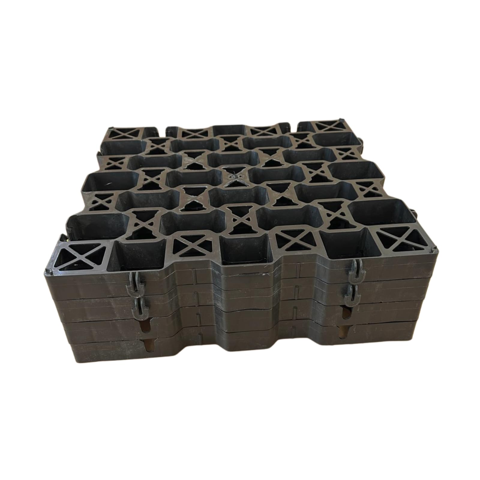 SPECTRAPLAST® Plastic Shed Base Grid 8 (2m²) - Durable Driveway Mats for Lawn & Garden Path, Grass Grid, Gravel Stabiliser Grids, Plastic Grass Mats, Garden Grid Paver for Greenhouse, Deck, Turf