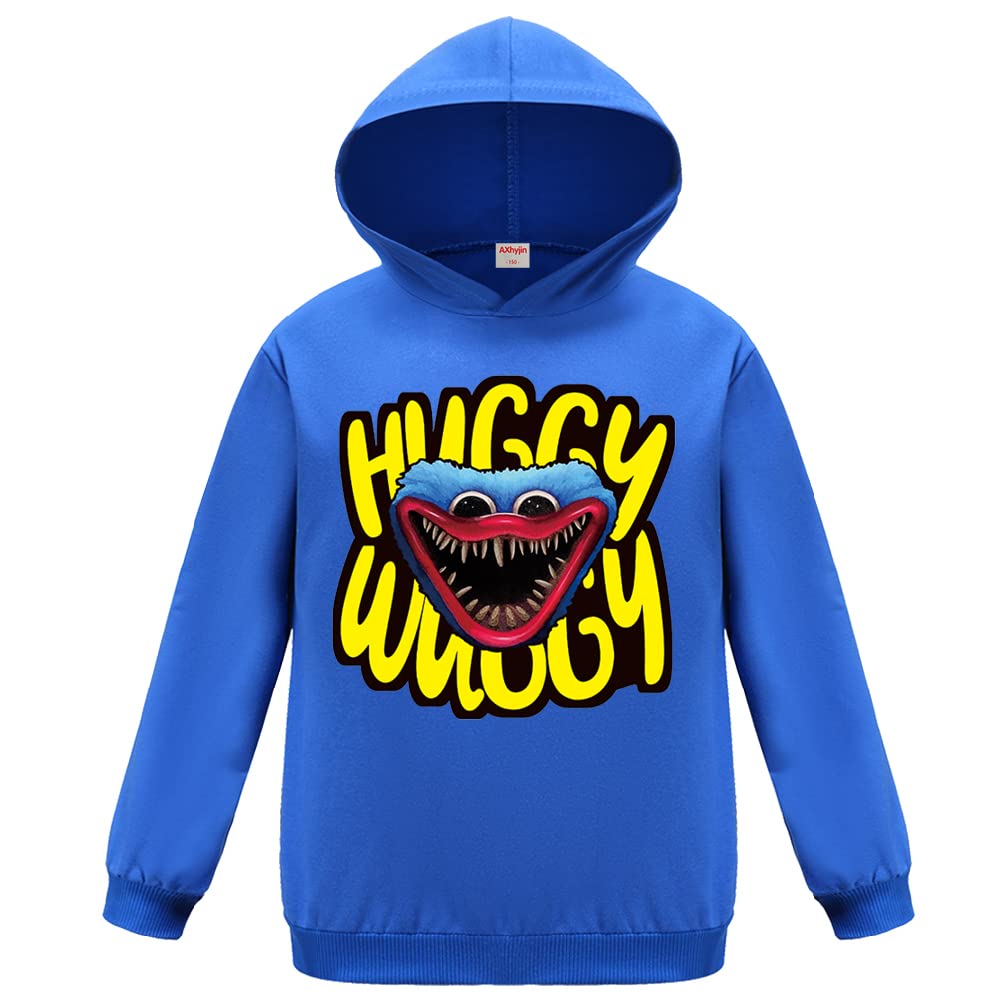 AXhyjinYouTube Gamer Monster Prints Merch Hoodies Boys Girls Cool Black Sweatshirt