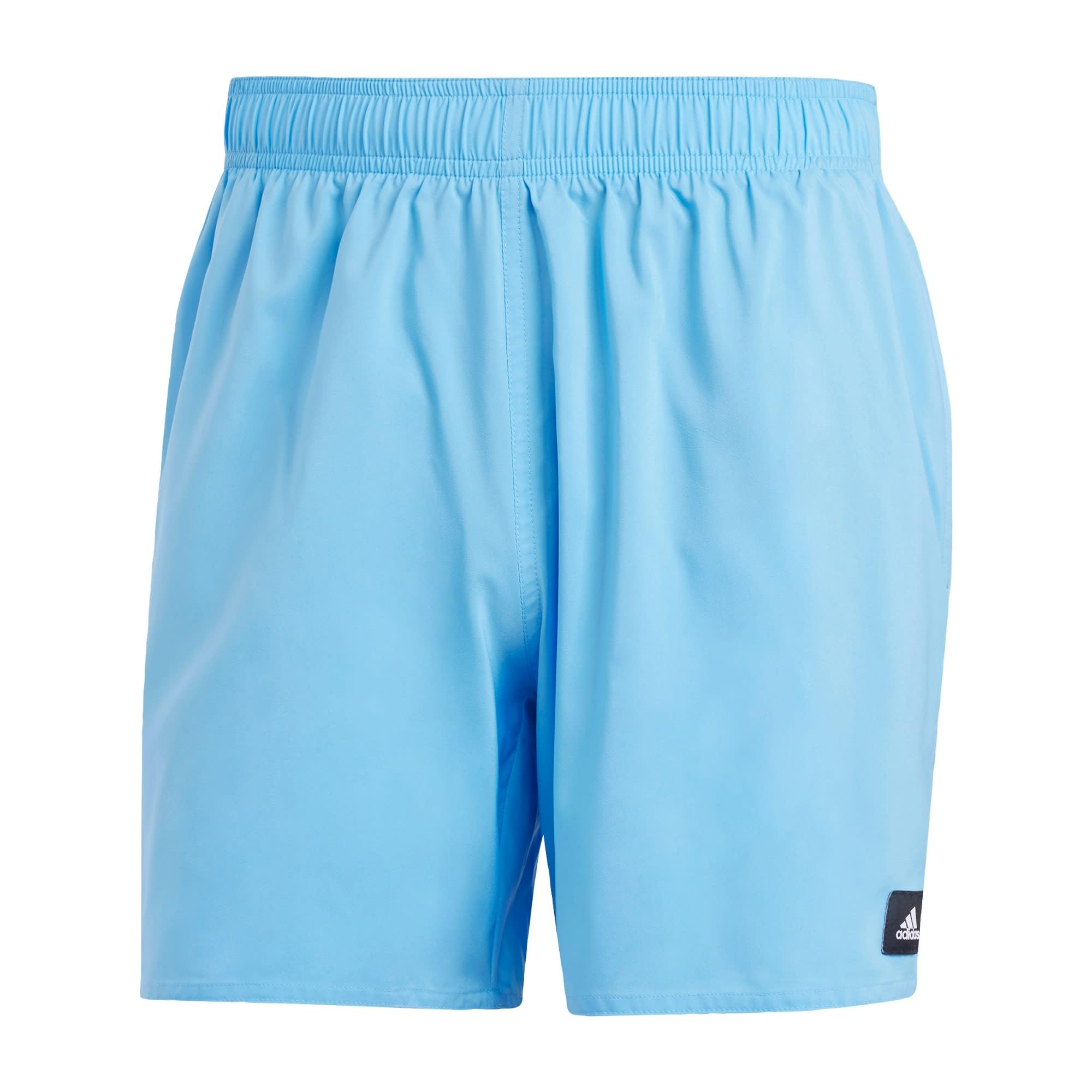 adidas Solid CLX Short-Length Swim Shorts Bañador para Hombre, Blue Burst/White, L Men's