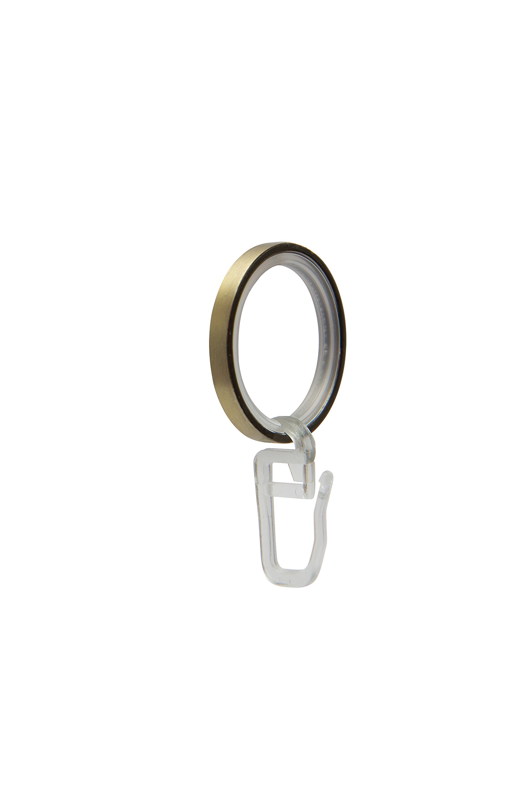 Garduna Gardinenringe Set - 20 Stück Messing-antik Mit Faltenhaken