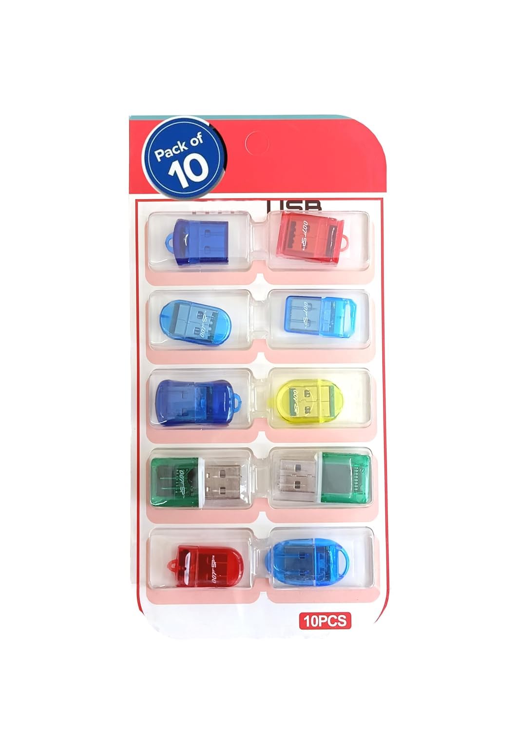 Sarandiv Mini Micro SD Card Reader | USB 2.0/3.0 High-Speed Memory Card Adapter | Compatible with Micro SD, TF Cards for Smartphones, Tablets, Laptops & PCs | Pack of 10-picture-33