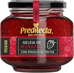 GELÉIA DE MORANGO PREMIUM PREDILECTA VIDRO 320g