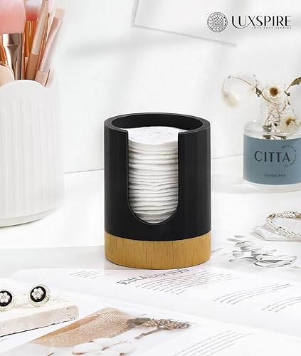 Miniatura 7 de Luxspire Dispensador de tazas de baño, dispensador de vasos Dixie de 3 onzas, esenciales para baño de invitados, dispensador de tazas de resina,