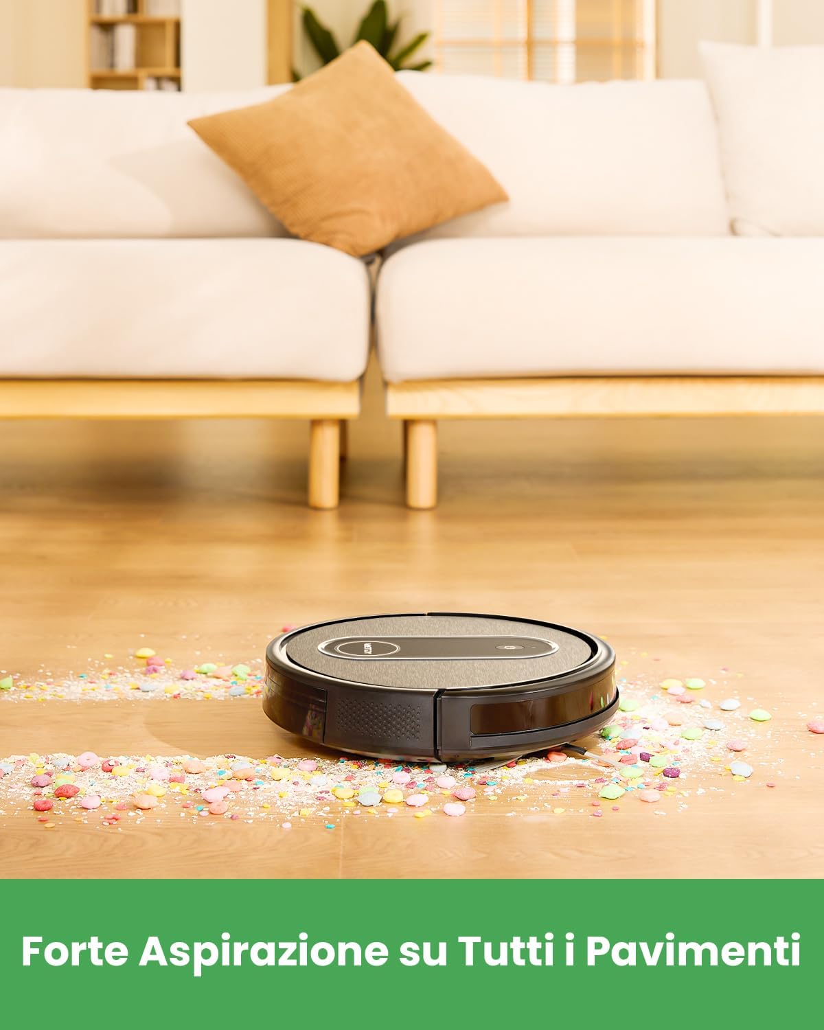 Vactidy Robot Aspirapolvere Lavapavimenti T7, Aspirapolvere Robot Serbatoio Acqua Elettrico 2-In-1,WiFi/App/Alexa/Siri/Google/IFTTT,per Tappeti,Peli di Animali,Pavimento,Capelli Vactidy Robot Aspirapolvere Lavapavimenti T7, Aspirapolvere Robot Serbatoio Acqua Elettrico 2-In-1,WiFi/App/Alexa/Siri/Google/IFTTT,per Tappeti,Peli di Animali,Pavimento,Capelli