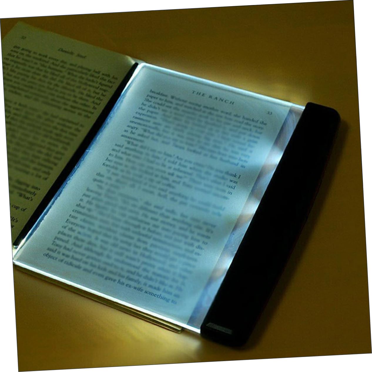 Tofficu LED Eye Protection Reading Lamp Portable Night Reading Light for Bed Lightweight Design Easy to Use Environmental Protection Material for Reducing Eye Strain