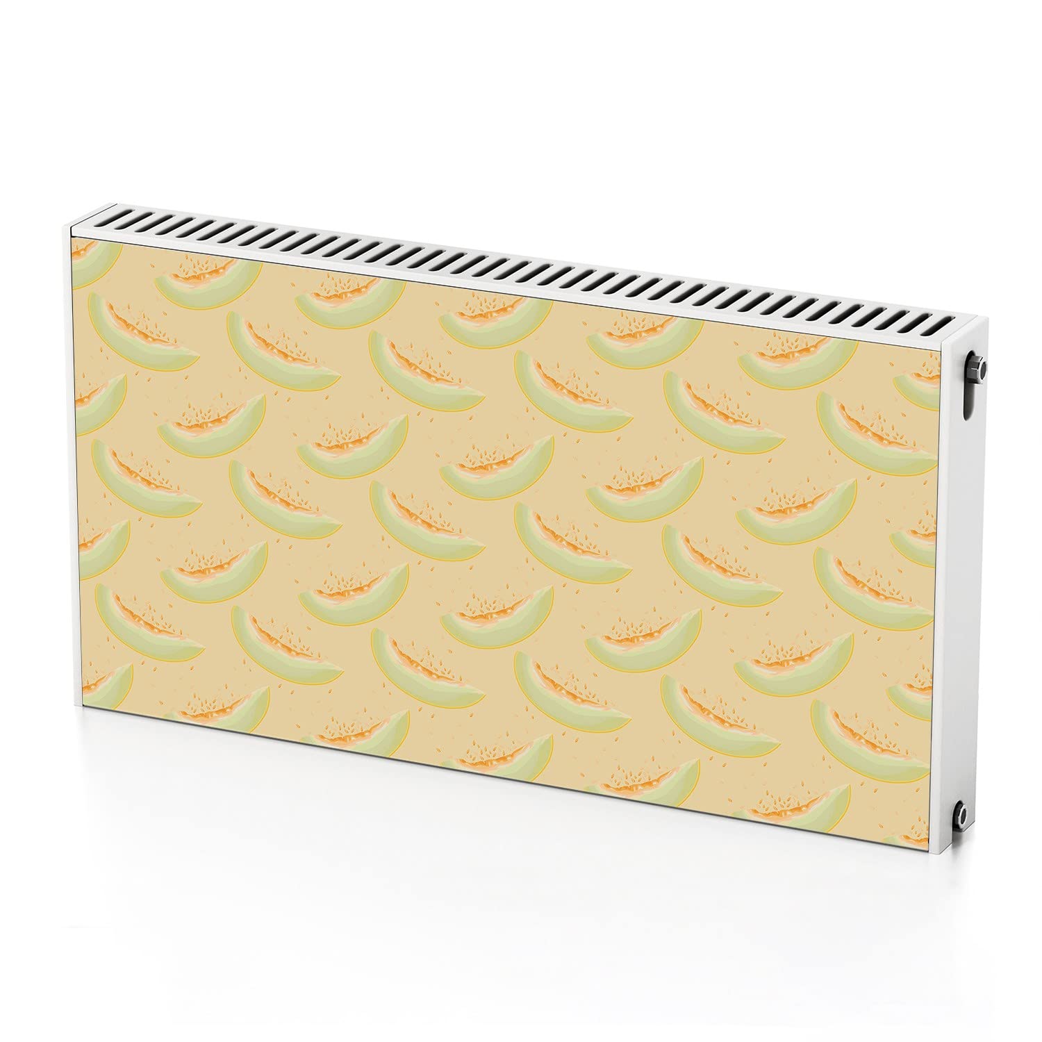 Aimant de radiateur chauffage et habillage magnétique 110x60 cm décoration motif Melon