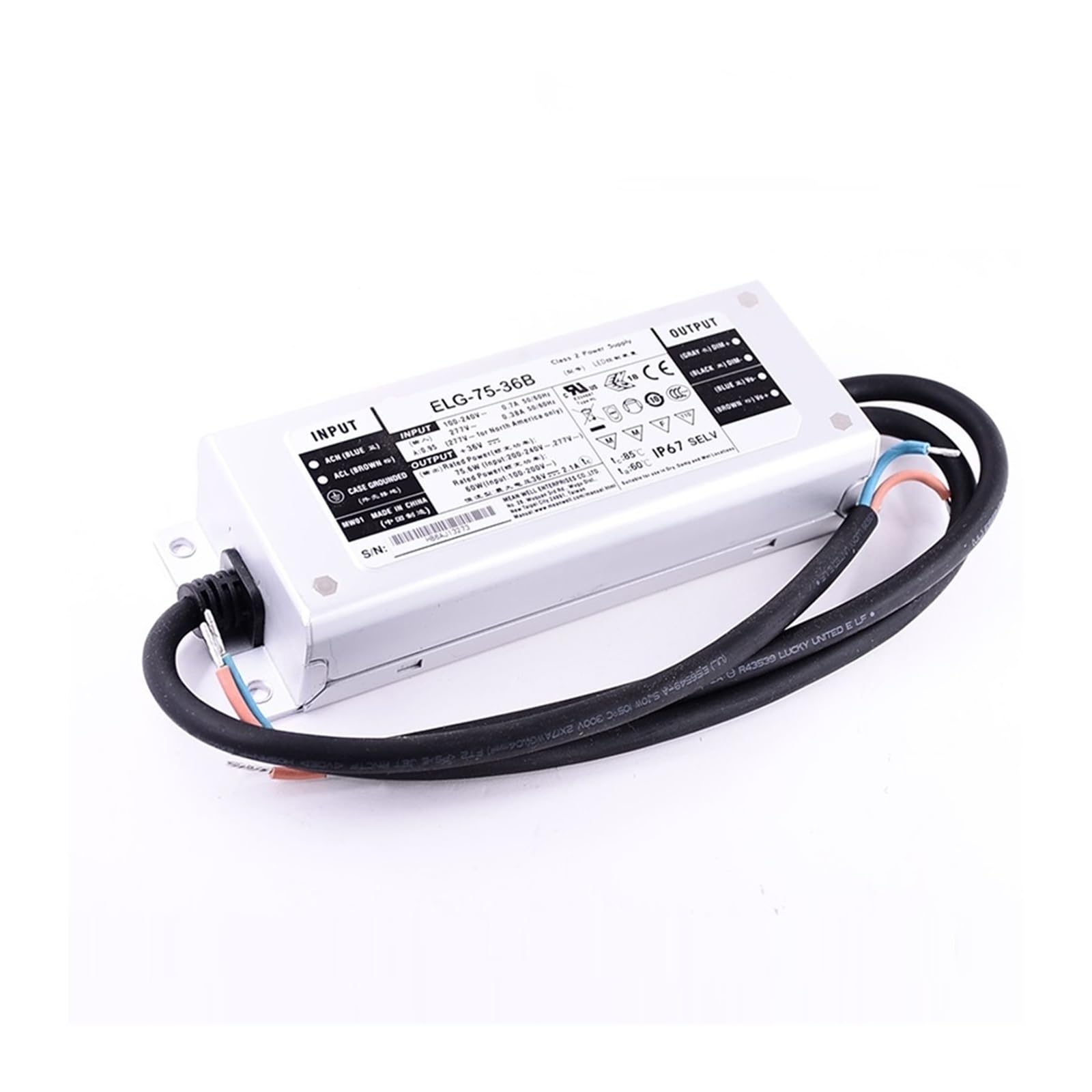 Alimentation LED 36V pour stabiliser le courant des projecteurs extérieurs