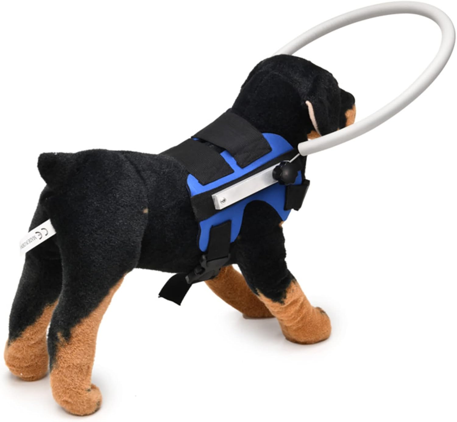 Ring Harness for Dog, Adjustable Dog Ring, Bumper Guards for Dogs Blue Small