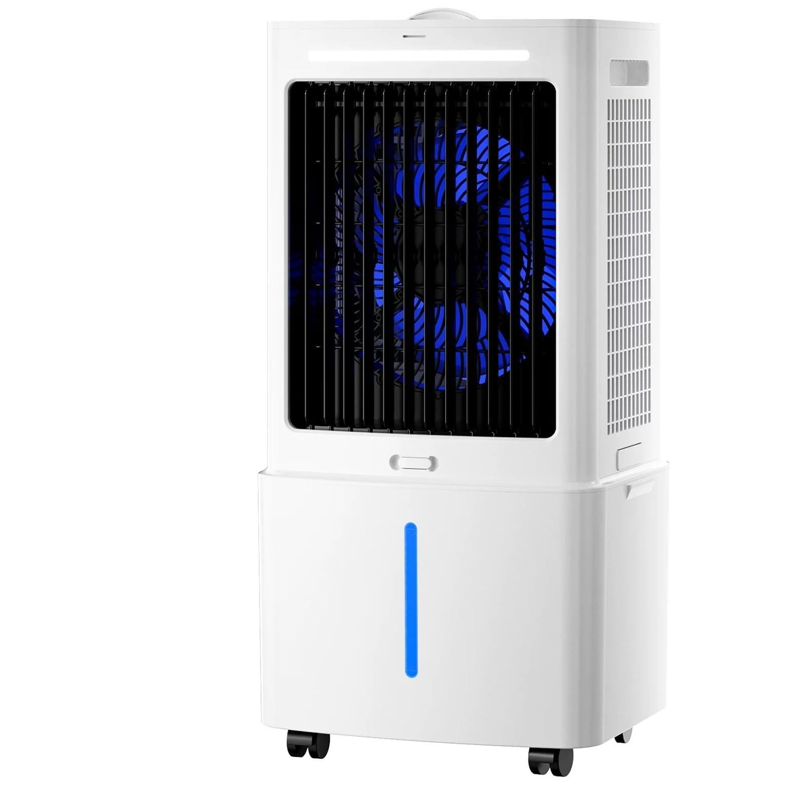 Evaporative Air Cooler, Visible Water Tank 120° Oscillation Swamp Cooler