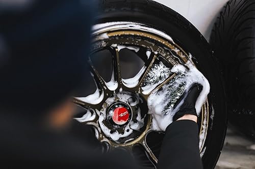 Miniatura 3 de The Rag Company El guante Cyclone Ultra Wheel - Perfecto para ruedas, parrillas y áreas estrechas mezcla de microfibra patentada libera fácilmente