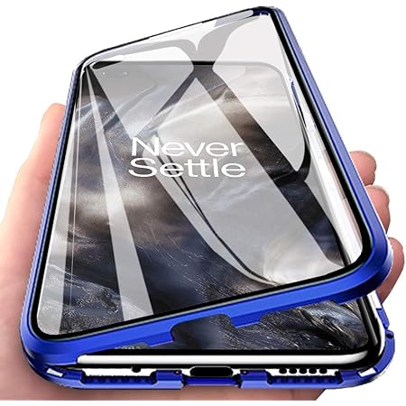 double sided magnetic glass case for oneplus nord