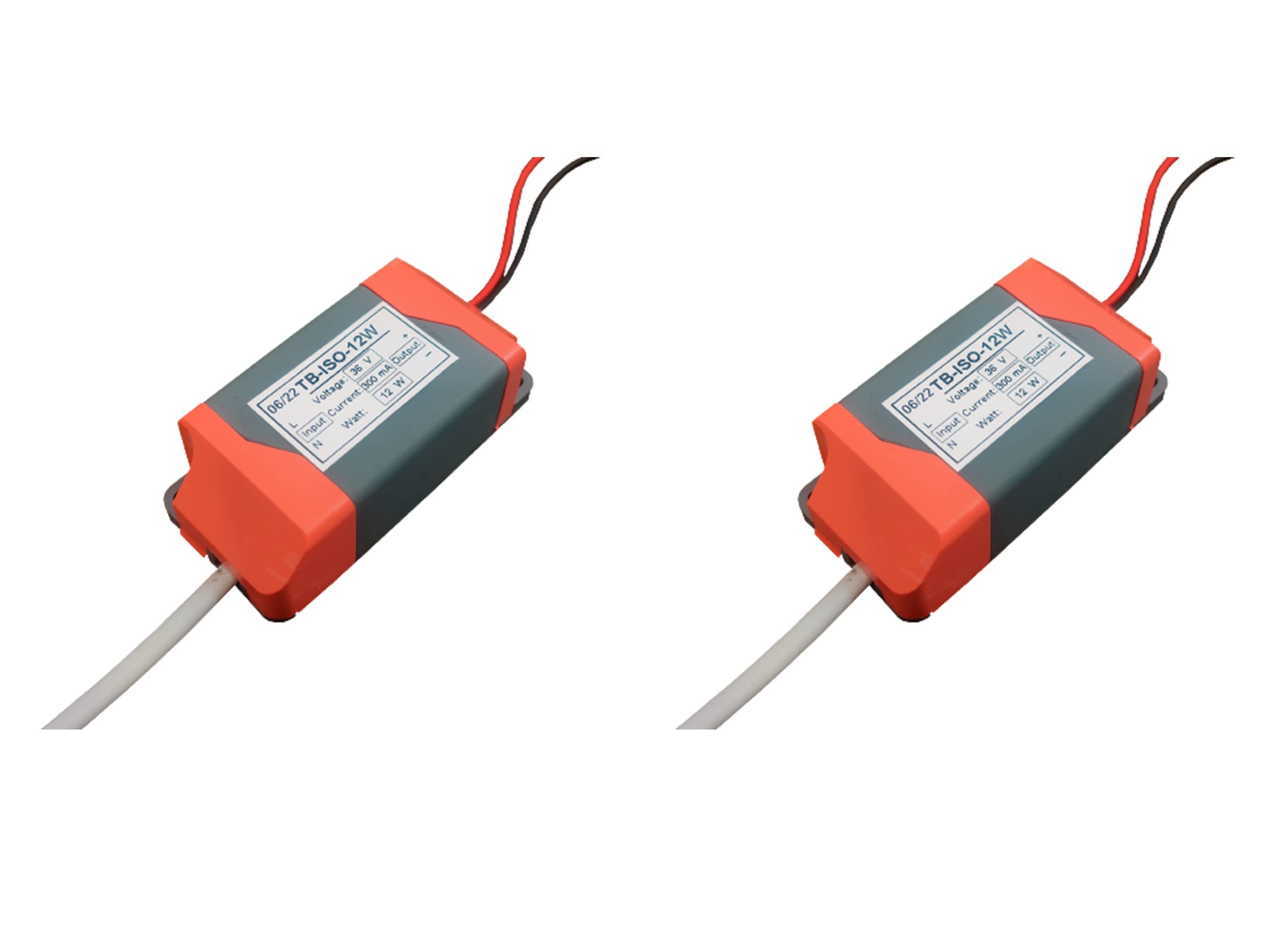 TECHNOBEAM 12W BIS Certified Isolated Driver 36V-300mA with Red & Black Wire for Cob, Splot, Garden, and Panel Lights (Pack of 2)-image-30