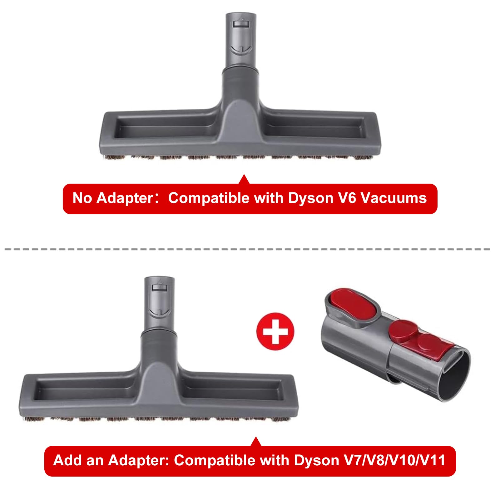 Amazon.com: Hard Floor Brush Head & Adapter for Dyson V6 V7 V8 V10