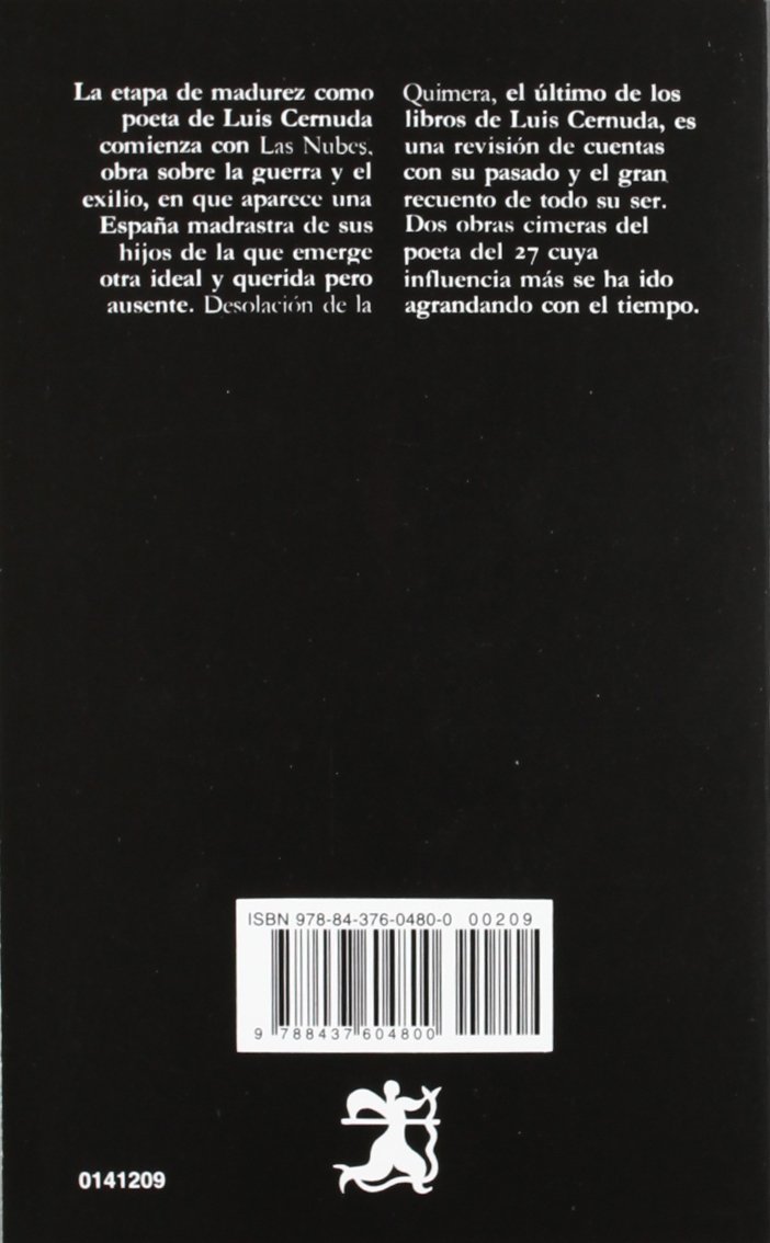 Las Nubes Desolacion De La Quimera | Desertcart Seychelles, image size:702x1134