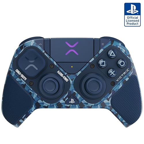 PDP Victrix Pro BFG Wireless Controller for PS4/PS5/PC, Sony 3D Audio, Modular Back Buttons/Clutch Triggers/Joystick, Call of Duty Midnight Mask
