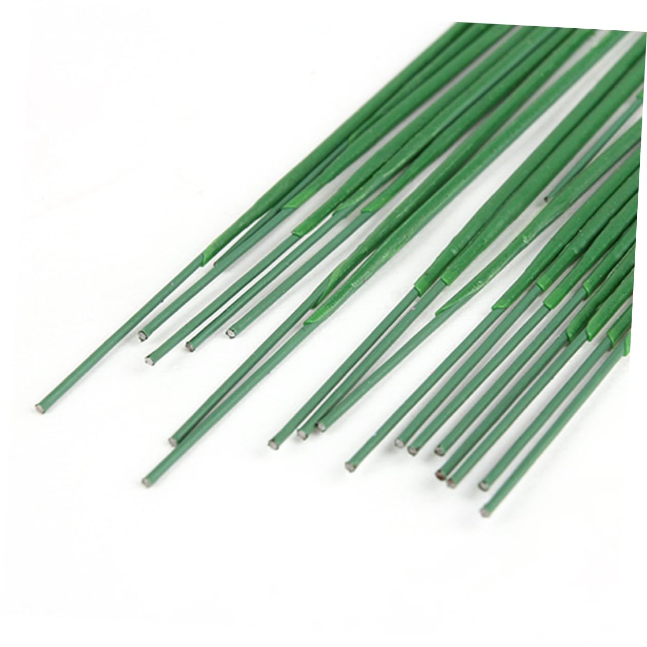 jojofuny 50pcs Floral Arrangement Wire Green Craft Flower Wire for DIY Projects Flexible and Durable for Bouquets Wreaths and Crafts