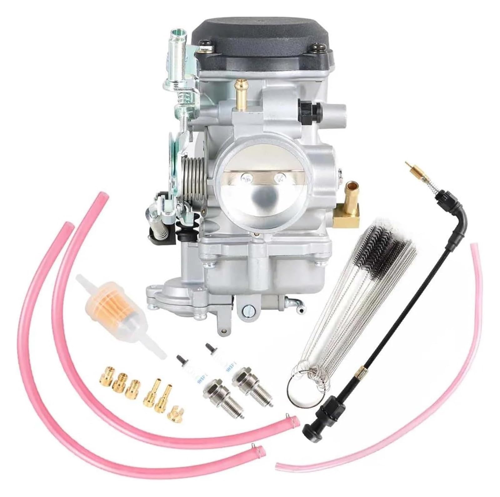 Kits réparation carburateur Moto pour 40 Mm pour CV pour XL883 Moto Carburateur Starter Câble/Allumette Bougie