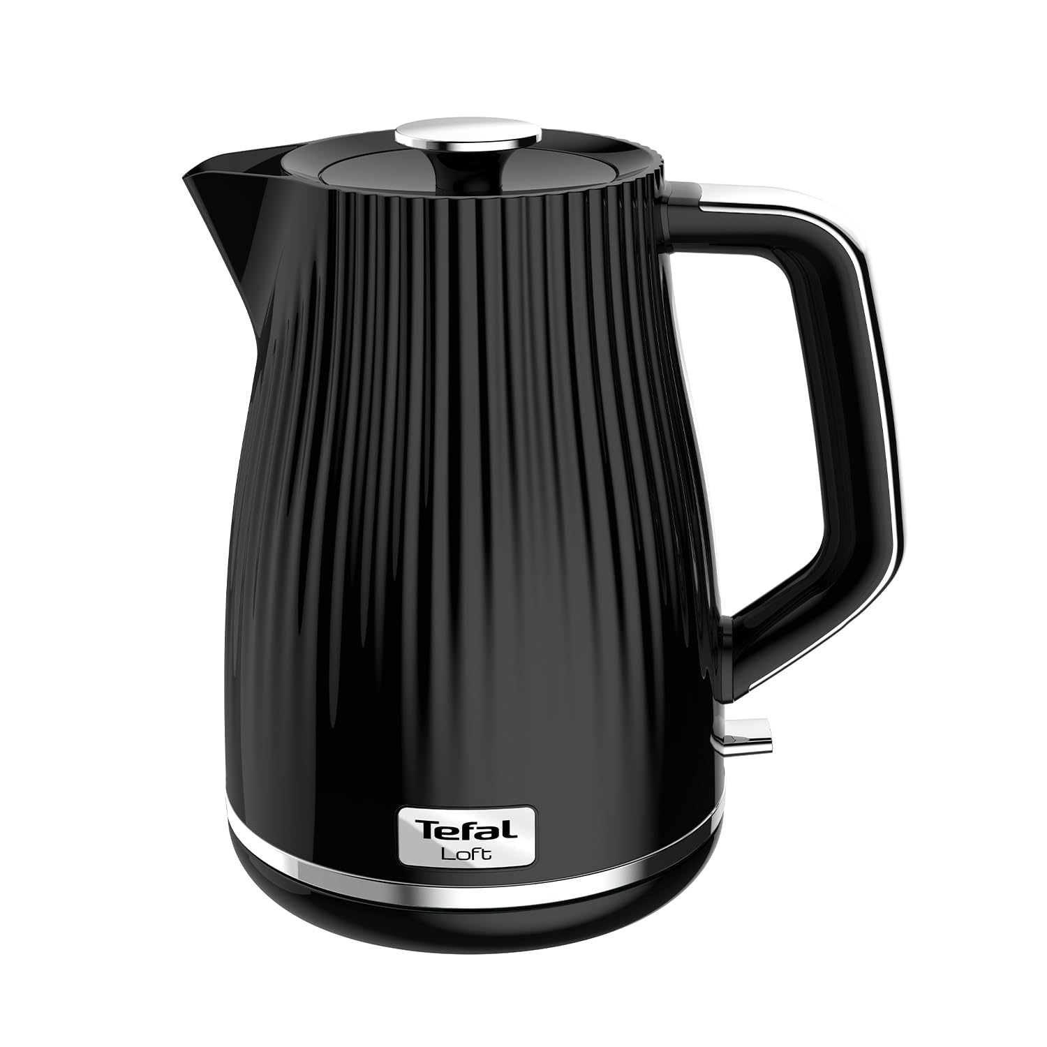 Tefal Loft Cordless Electric Kettle, 1.7L, 3000W, Fast Boil, Black