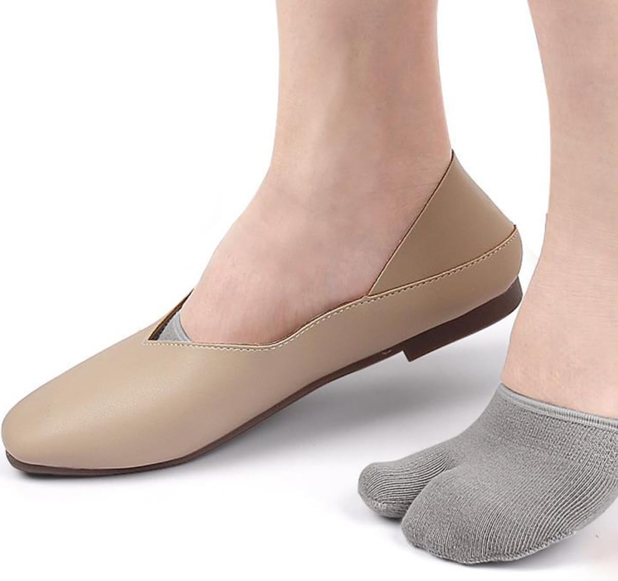 VALICLUD 3pairs Ankle Socks for Women Hiking Socks Half Skid Toe Breathable Women