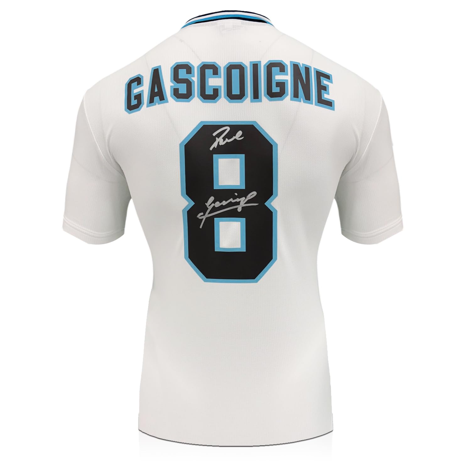 Paul Gascoigne Signed England 1996 Home Football Shirt