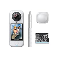 Insta360 X4 Air Pack Starter Bianco artico- Videocamera leggera 165g 8K 360