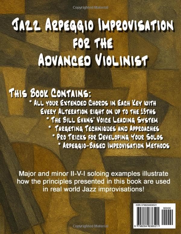Arpeggio jazz improvisation pour violoniste avancé avec phrasé harmonique complexe