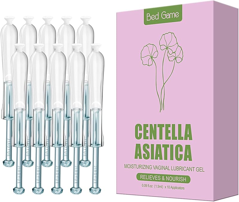 Hidratante vaginal - Inyector de lubricante femenino hidratante íntimo para la sequedad de las mujeres - Gel de masaje precargado desechable (10 unidades)