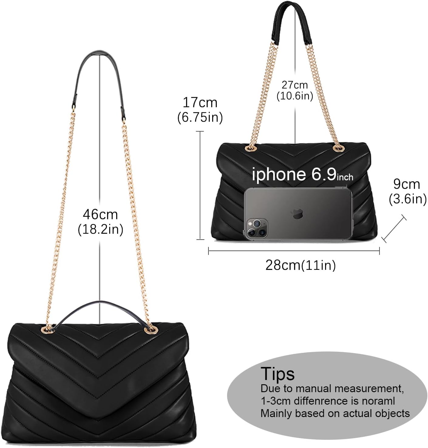 Crossbody Bags for Women, Commuter Soft Handbags and purses for Office, Trendy Shoulder bags with Flap - Image 5