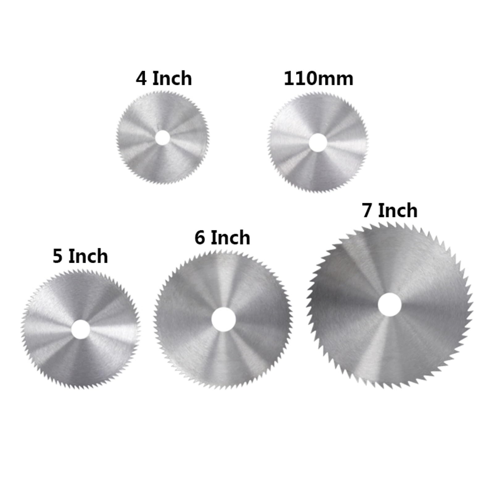 Brzeszczot do cięcia metalu 1PC 4-7 Cal ultra cienka stalowa piła tarczowa do drewna średnica otworu 16/20/25mm tarcza tnąca narzędzi obrotowych(1pc 100x16x1.0x80T)