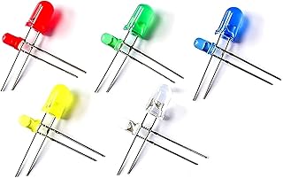 100PC/Lot 3MM 5MM Led Kit Mixed Color Red Green Yellow Blue White Light Emitting Diode