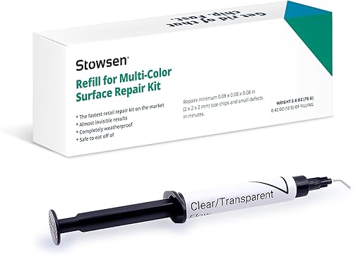 Miniatura 14 de Kit de reparación de granito, mármol y piedra: repara chips y defectos en cuestión de minutos Restaura azulejos y encimeras con facilidad