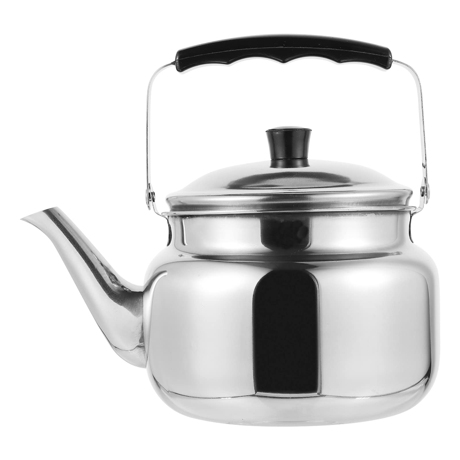 SBCGFY Tea Kettle Whistling Water Kettle Stainless Steel Tea Stovetop Whistling Teapot Boiling For Indoor Outdoor Camping Hiking Stainless Steel Water Camping Pots