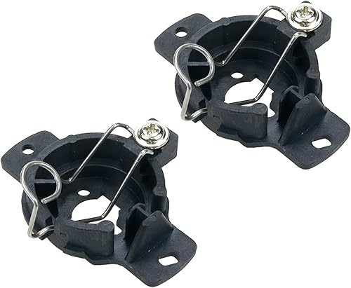 Modengzhe 2 piezas de repuesto de adaptador de conversión de bombilla para faros delanteros H1 para automóvil compatible con Mercedes-Benz 320