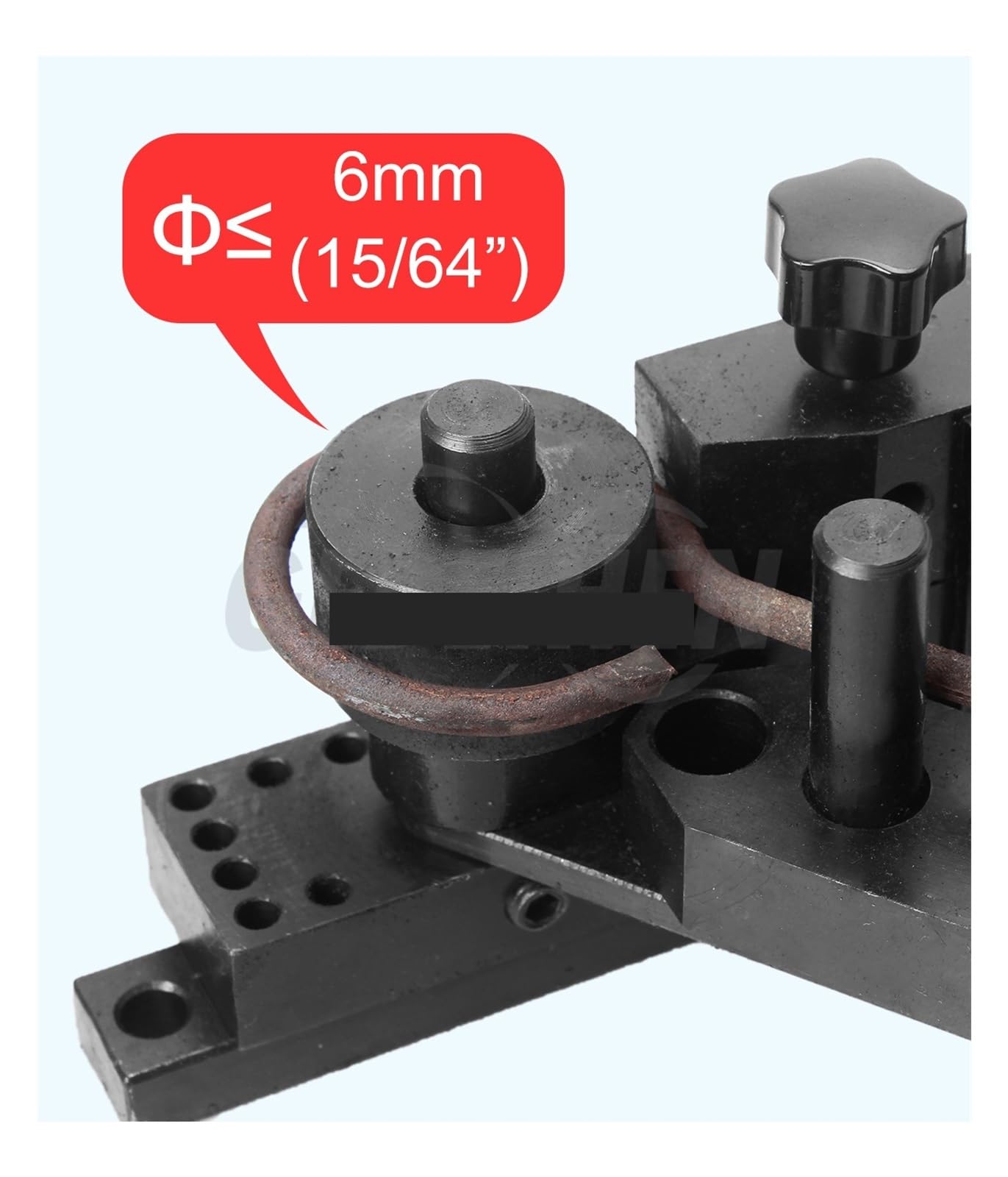 Giętarka do Rur 3. Ręczna giętarka do rur, domowa DIY nadaje się wszystkich rodzajów giętkich materiałów metalowych(Plus)