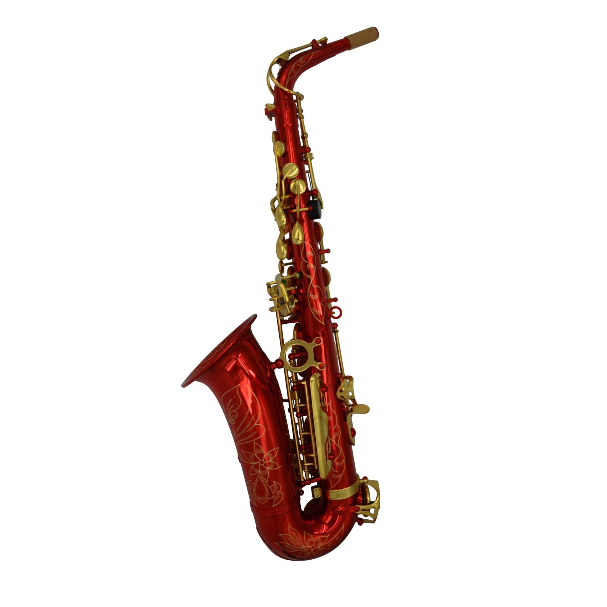Professionelles Alt Es Saxophon In Rotlack Standard-Saxophon