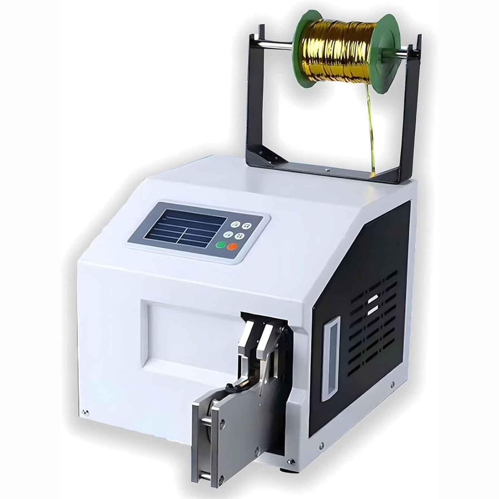 YXZYFPP Semi-Automatic Twist Tie Machine for Wire Tying & Bundling with Touch Screen Display & Sensor, Ideals for Bag Sealing, Bread Closure, and Packaging Needs (size_name Tie Machine)