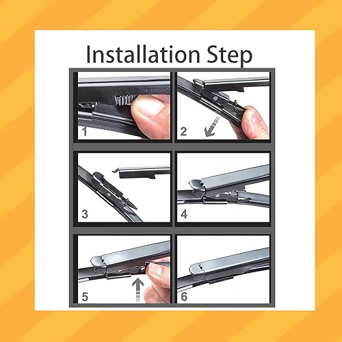 Miniatura 10 de Limpiaparabrisas trasero de repuesto de equipo original de 13 pulgadas (paquete de 1), fácil de instalar, limpiaparabrisas con calidad de fabricante