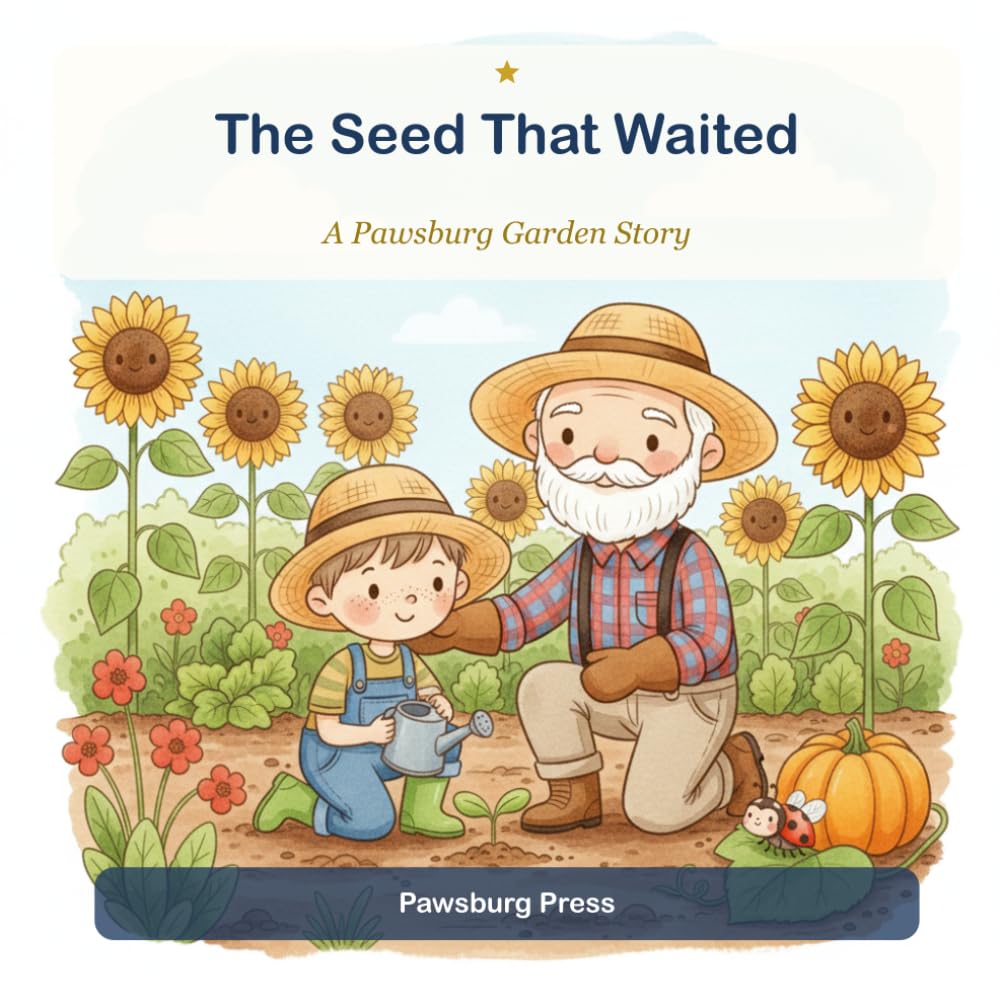 The Seed That Waited: A Garden Story About Patience & Growing (Pawsburg Garden Stories)