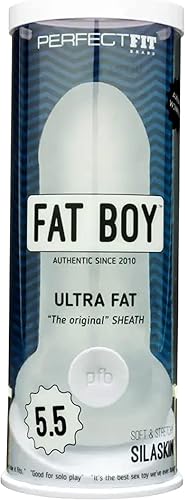 Miniatura 8 de PerfectFit Brand Fat Boy Ultra Fat 5.5", funda para el pene, potenciador sexual, suave y cómoda manga para el pene