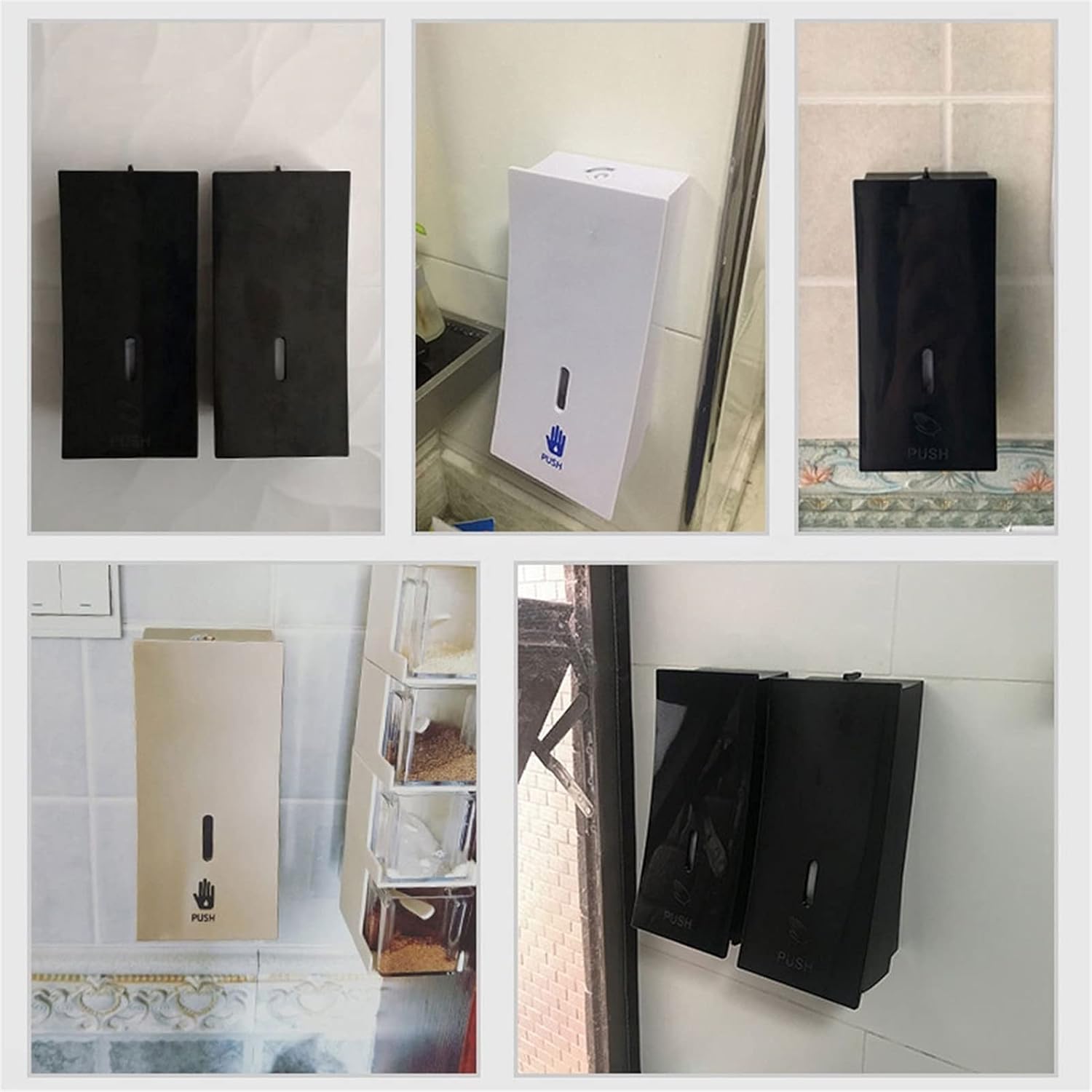 Chamber Wall Mounted Soap Dispenser,Bathroom Shower Pump Dispenser and Organizer-Holds Shampoo Conditioner Shower Gel Soap dispensers