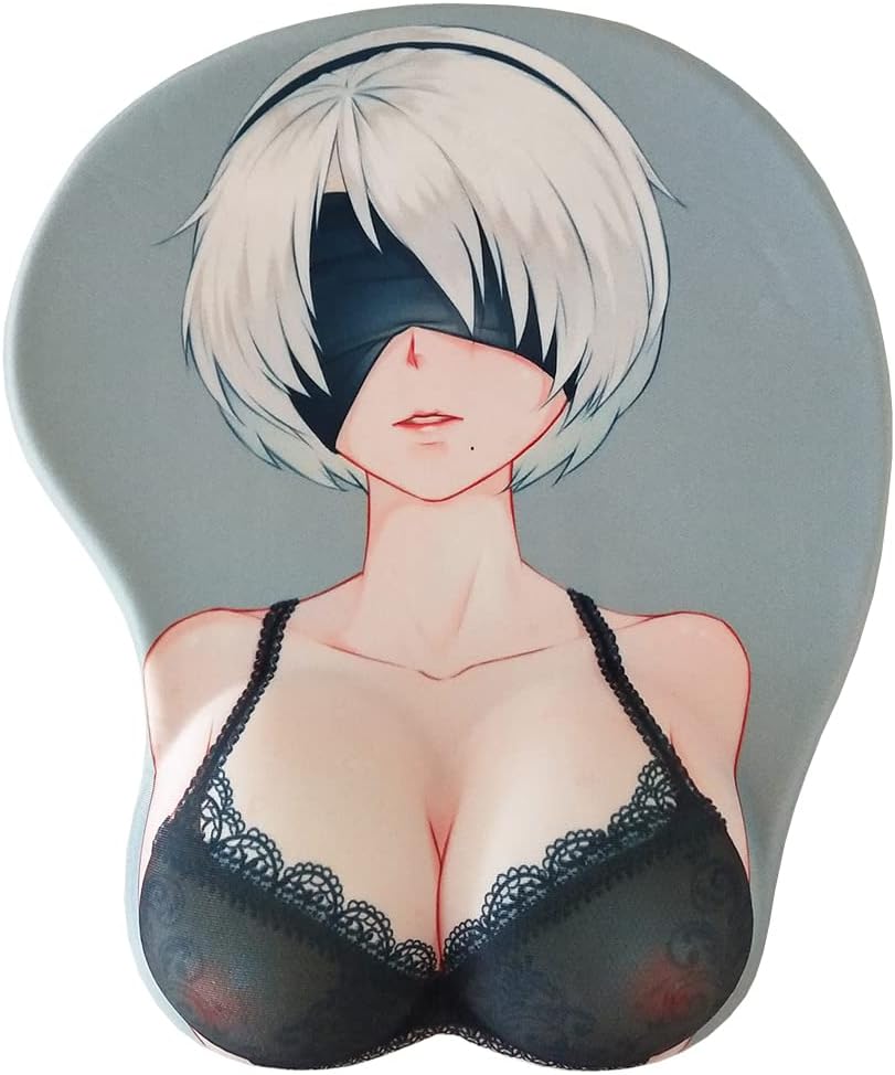 Computer Pretty Mouse Pad Cute Office 3D Mouse Pad Sexy Anime Funny Mouse Pad Kawaii Gaming Mousepad with Wrist Support