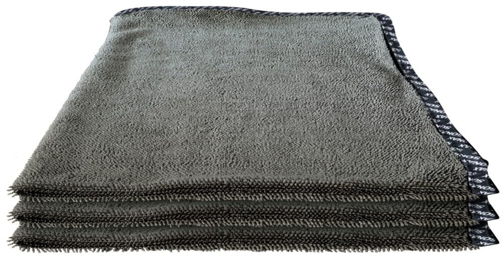 SONAX MicrofaserTrockenTuch Plus (24 Stück) | Für die zeitsparende, einfache und lackschonende Fahrzeugtrocknung durch Twisted Loop-Microfasern mit Langer Lebensdauer.