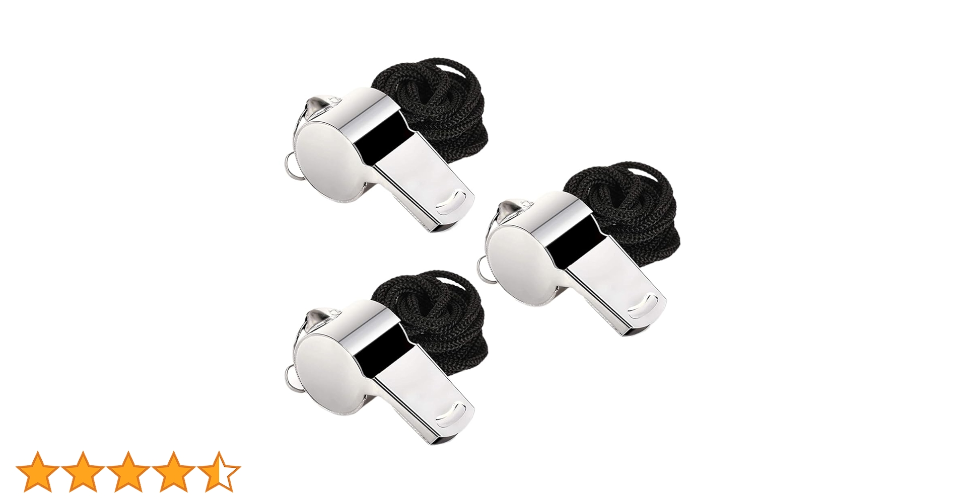 Amazon.co.jp: ホイッスル ステンレス製ホイッスル シルバー 笛