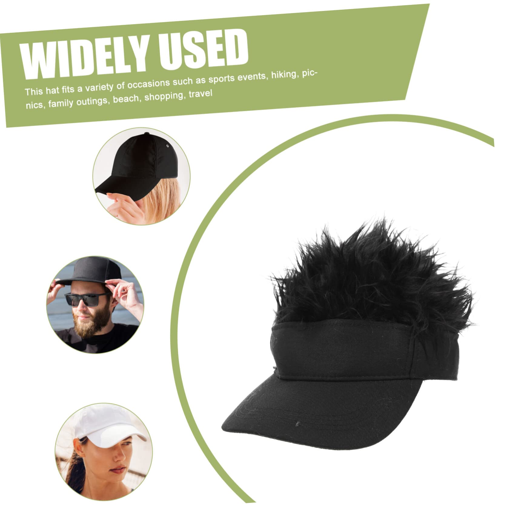 Healeved 4pezzi Cappellino Baseball Cappello Sole Unisex Design per attività Outdoor Stile Hip Hop e Casual per Viaggi e Sport Estivi