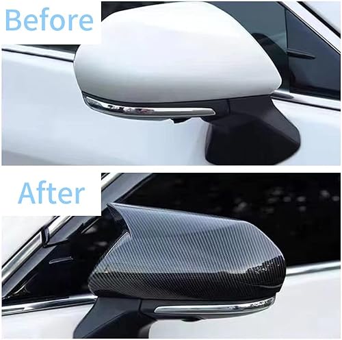 Miniatura 2 de Cubierta de espejo retrovisor lateral de cuerno de buey para automóvil, protector de espejo retrovisor, cubiertas de decoración, accesorios de