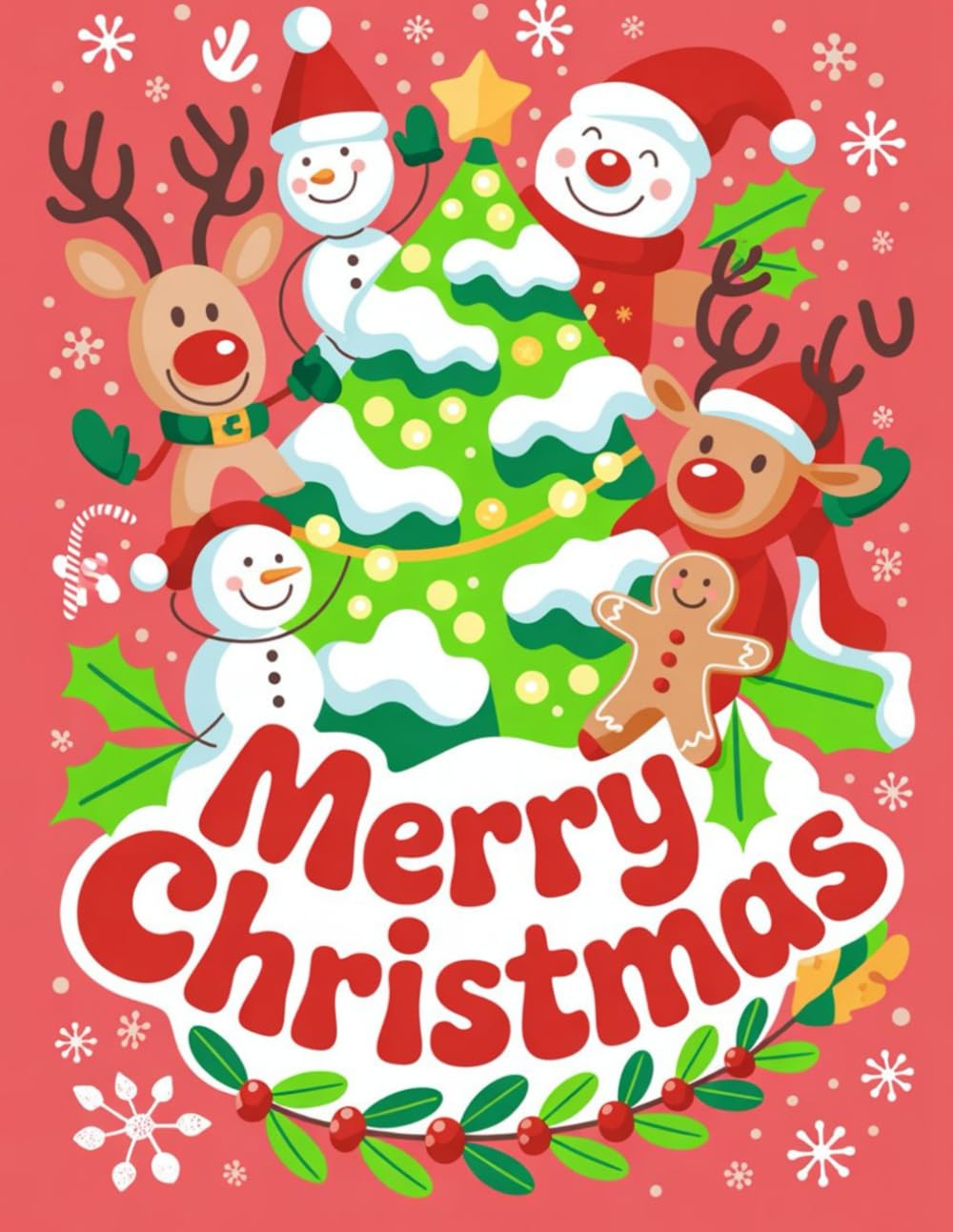 Christmas Magic Coloring Book: Festive Holiday Scenes for Relaxation and Creativity