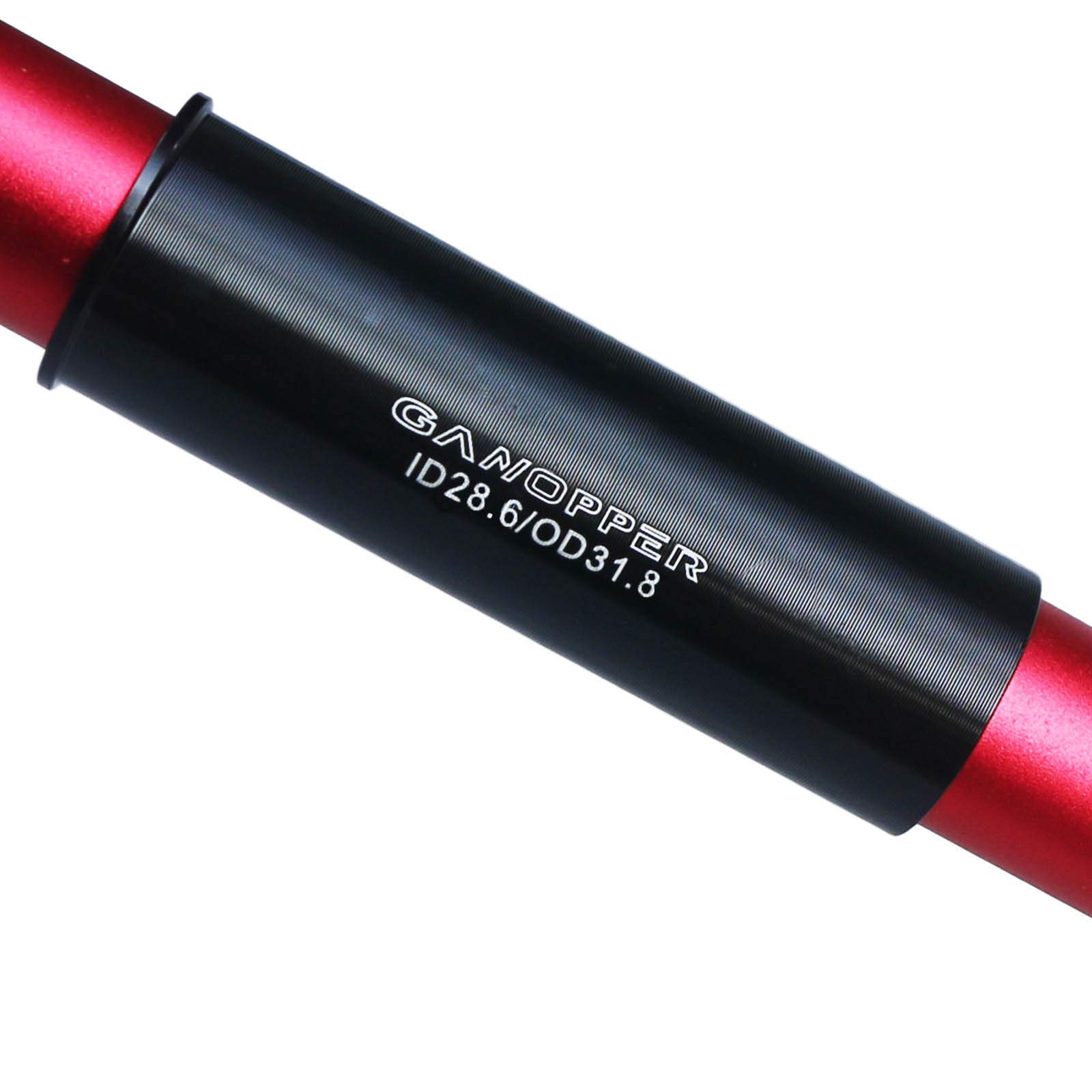 GANOPPER Bike Seatpost Shim 28.6 to 31.8 31.6 Mountain Bike Seatpost Adapter Reducer Bushing for Remoted Controled Post