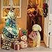 Flever Dollhouse Miniature DIY House Kit Creative Room with Furniture for Romantic Artwork Gift(Holiday Time Plus Dust Proof and Music Box)