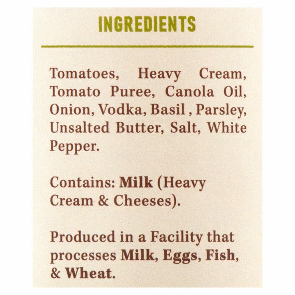 Di Bruno Bros Vodka Cream Tomato Sauce Case of 6 24-Ounce Jars — view 5